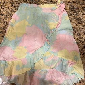 Girls high low skirt size 7